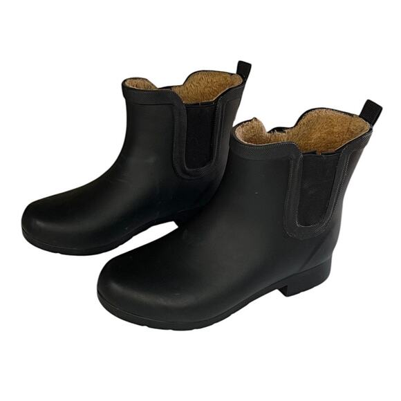 chooka Shoes - Chooka delridge Black Rubber rain ankle Boots casual neutral workwear